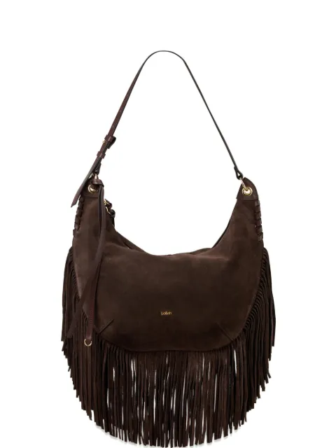 Ba&Sh Fringes suede tote bag Brown 2E26HBMS
