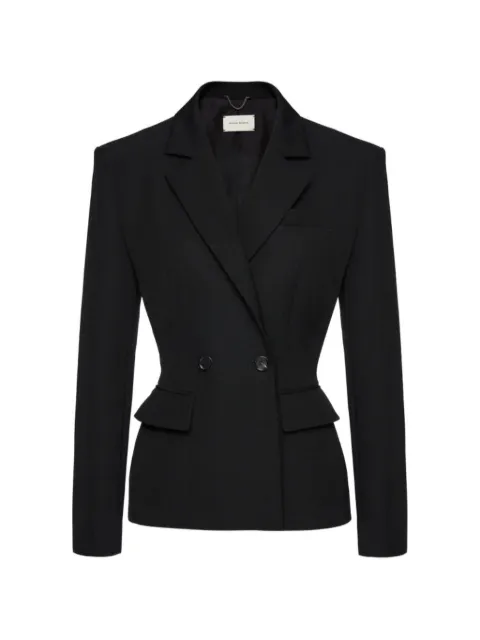 Magda Butrym double-breasted hourglass blazer Black 188526