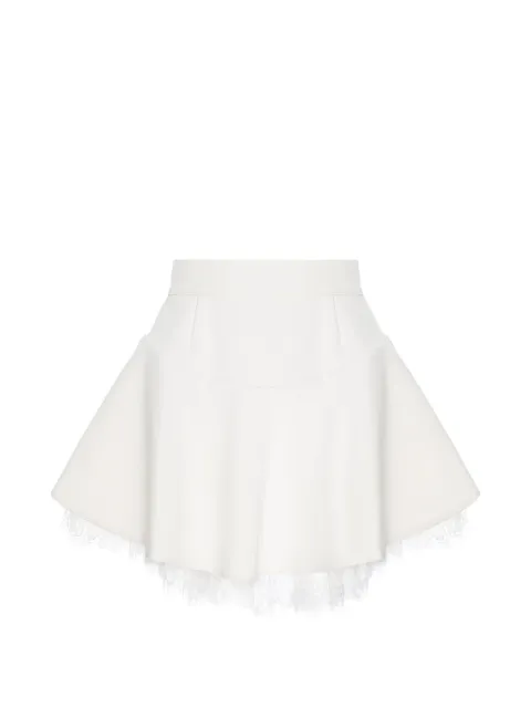 HAMZA Swan V2 lace-trim skirt White SWANV2SKIRT