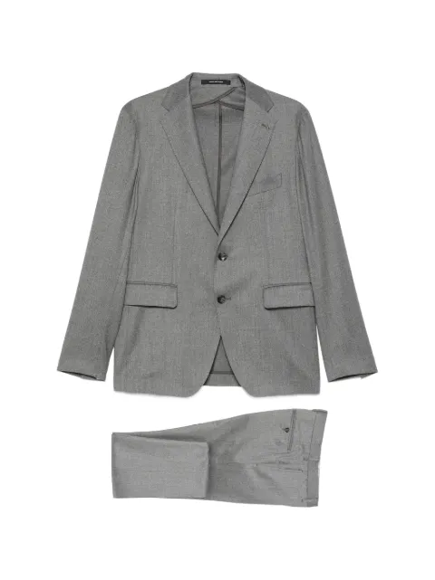 Tagliatore single-breasted notched-lapel suit Grey 2SMC22B01520038