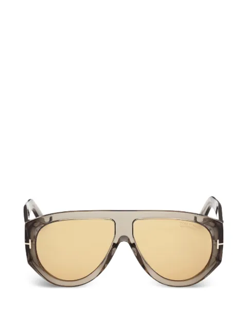 TOM FORD Eyewear Bronson pilot-frame sunglasses Grey FT104493E