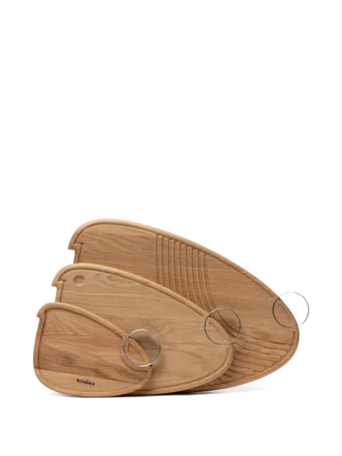 woodsea engraved metal-ring serving board Neutrals 4779039792571