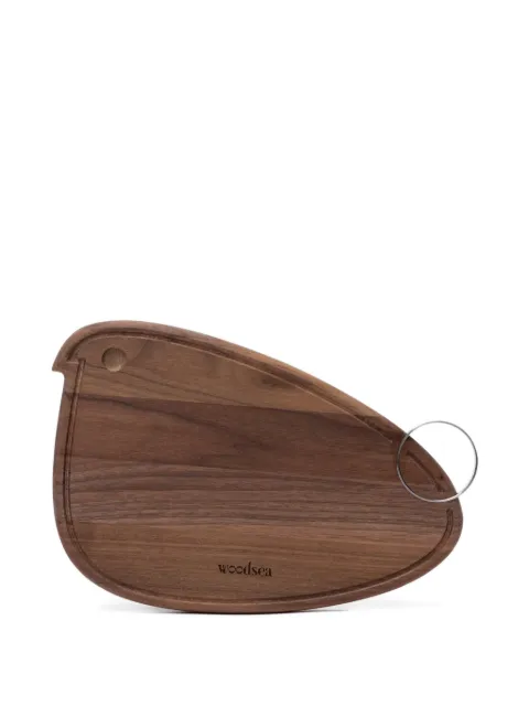 woodsea bird-shaped metal-ring serving board Brown 4779039792533
