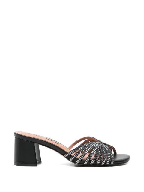 Bibi Lou Serabi crystal-embellished caged sandals Black 562Z75VK