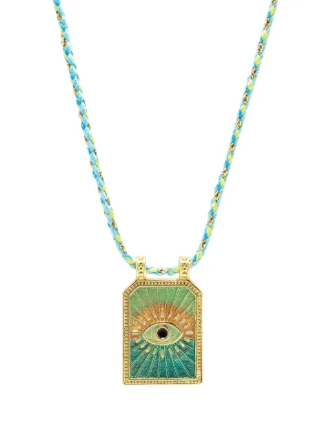 Nialaya Jewelry evil-eye pendant necklace Gold WNECK341