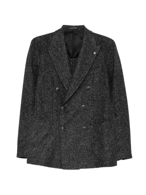 Tagliatore double-breasted bouclé jacket Grey 1SMJ20K360033