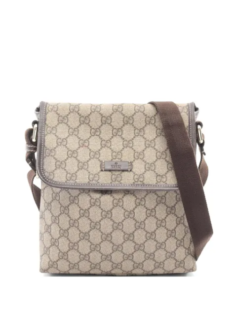 Gucci Pre-Owned 2000s GG Supreme shoulder bag Neutrals 1064289