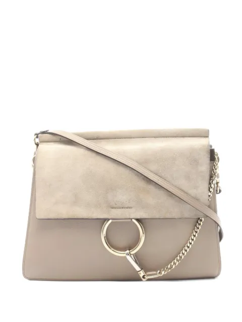 Chloé Pre-Owned 00s Faye shoulder bag Neutrals 1067917