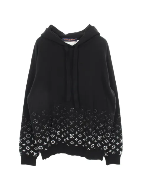 Louis Vuitton Pre-Owned 2010s Monogram gradient hoodie Black 1065340