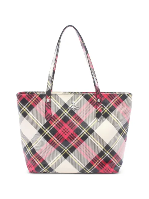 Vivienne Westwood Pre-Owned 2020s Shopper tartan tote bag Red 1066953