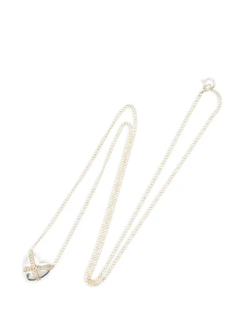 Tiffany & Co Eyewear 2010s Cross Heart necklace Gold 1066922