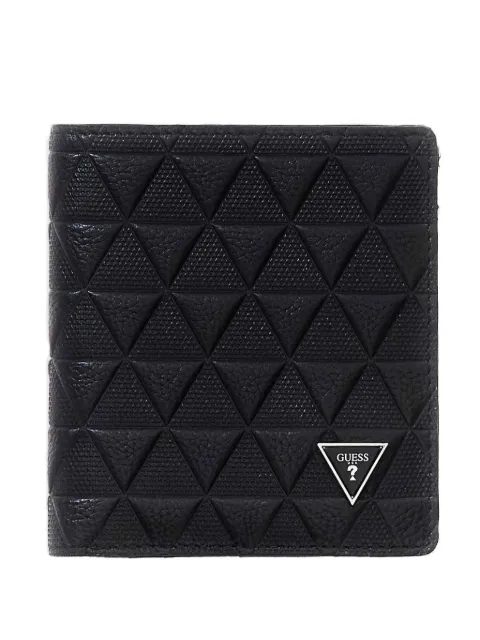 GUESS USA Torino triangle-pattern wallet Black SMTOTELEA22
