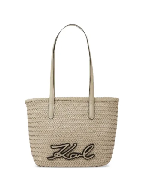 Karl Lagerfeld K/Signature tote bag Neutrals B2W302062FT