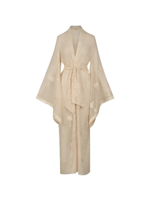 Johanna Ortiz Palm Soul kimono Neutrals PT03955