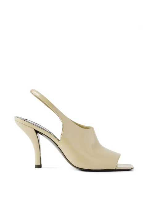 TOTEME Contour naplack slingback sandals Neutrals 262WAS0321LE0046144