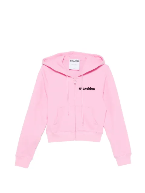Moschino Pre-Owned zip-up hoodie Pink 2ND159956