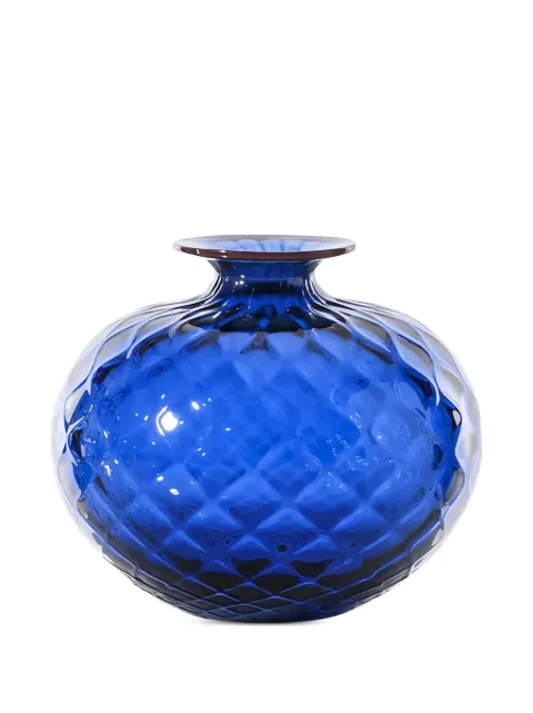 Venini Monofiori Balloton vase Blue 10036