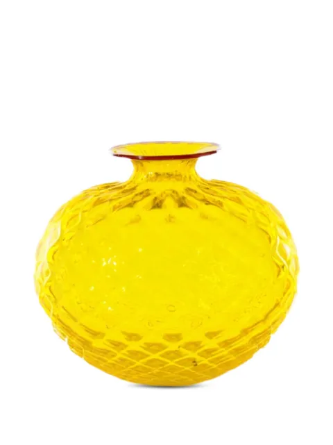 Venini Monofiori Balloton vase Yellow 10036