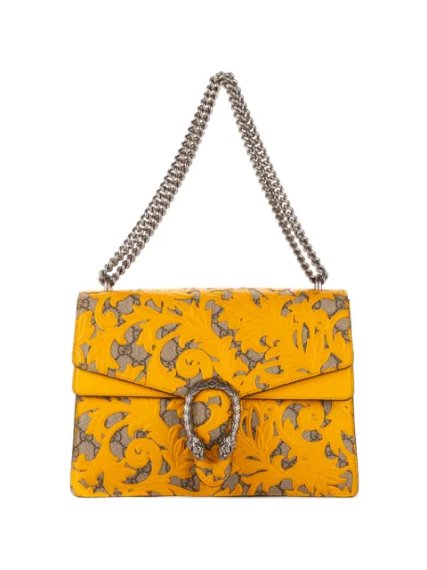 Gucci Pre-Owned Dionysus Arabesque GG Supreme shoulder bag Yellow 400235