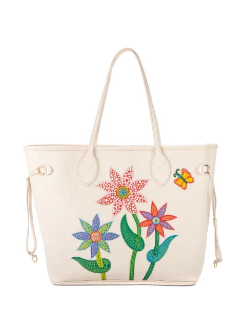 Louis Vuitton Pre-Owned x Yayoi Kusama 2023 MM Neverfull tote bag Neutrals CHIP