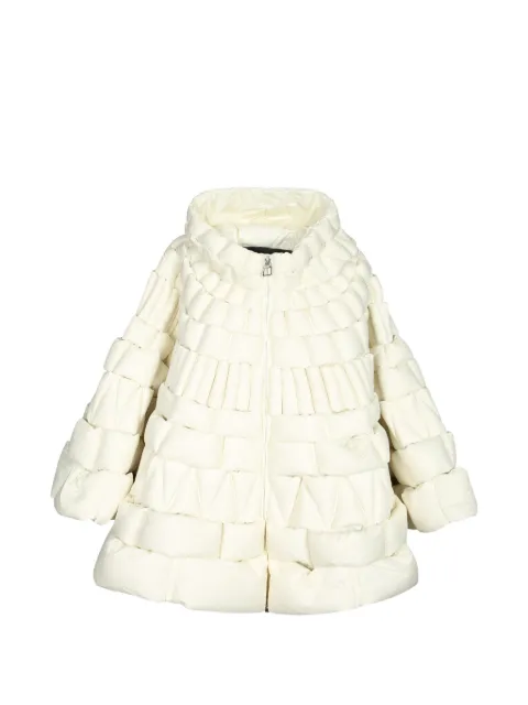 RAXXY quilted high-neck jacket White CRDJ022WHITE