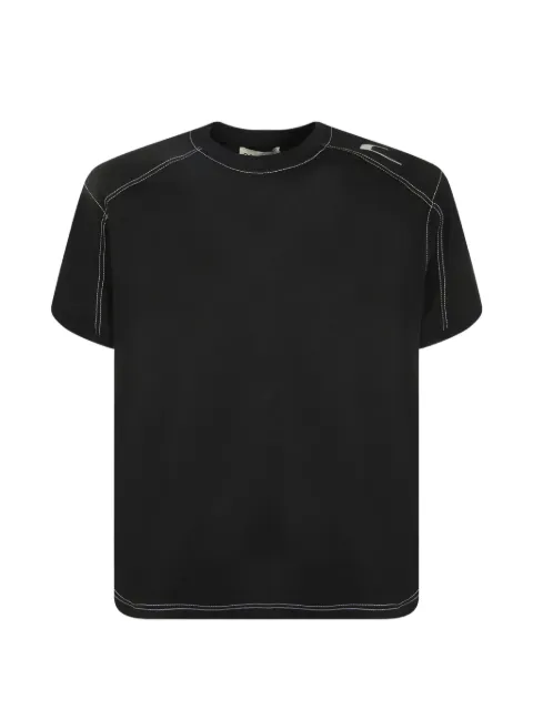 Carrer Hayes contrast-stitch T-shirt Black 100008004BLACK
