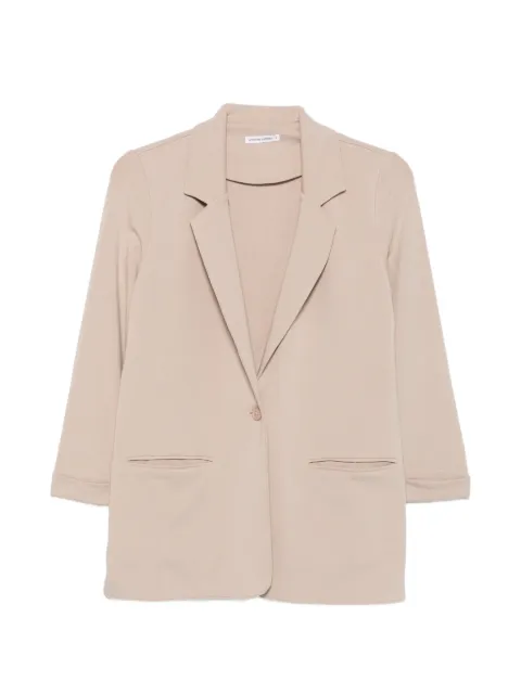 ANONYM APPAREL Leonie single-breasted blazer Neutrals LEONIE
