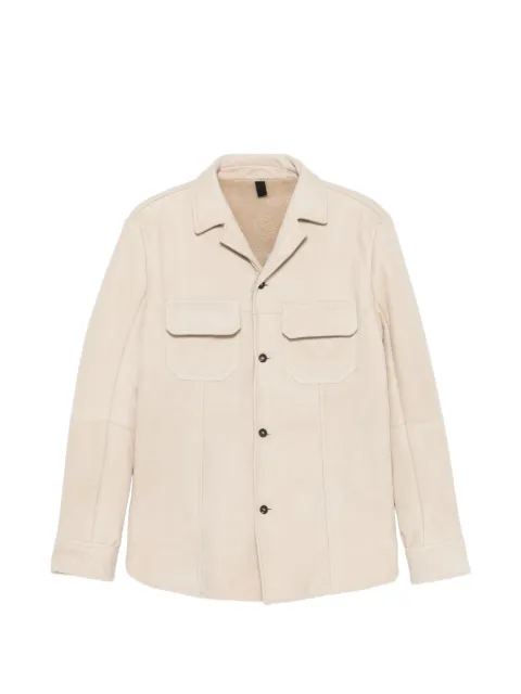 Tagliatore button-up chest-pocket jacket Neutrals BOWCHI2609