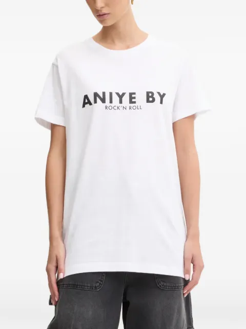 Aniye By logo-print T-shirt White 181511