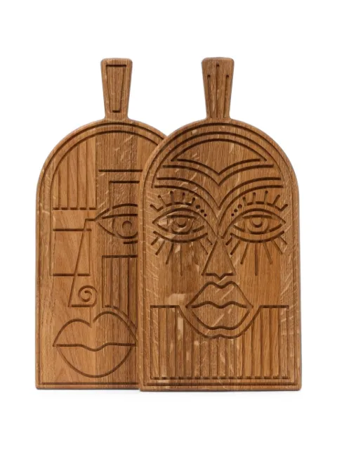 woodsea Mask serving board Brown 4779039793110