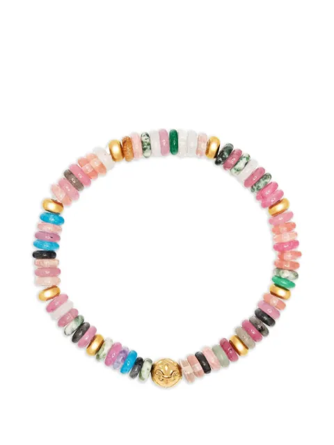 Nialaya Jewelry tourmaline beaded bracelet Gold WCHCO220