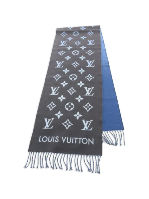 Louis Vuitton Pre-Owned 2025 All About Monogram scarf Grey 1060549MR4215