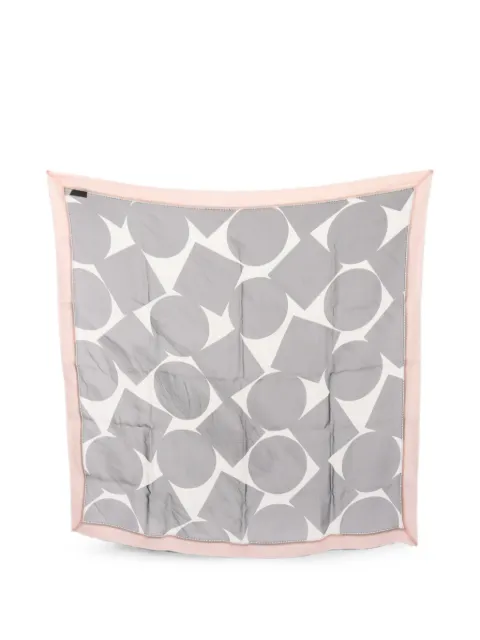 Louis Vuitton Pre-Owned 2010s geometric-print scarf Grey 1062641