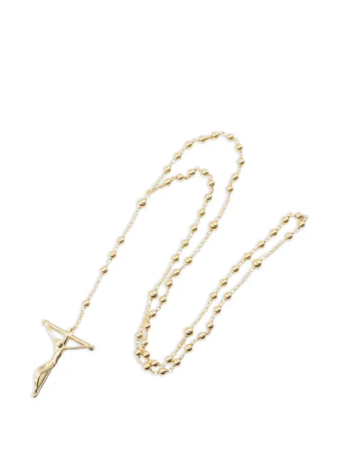 Tiffany & Co. Pre-Owned Rosary crucifix necklace Gold 1066795