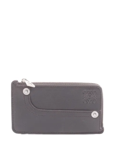 Loewe Pre-Owned 2020s Panda Anagram coin wallet Brown 1068001