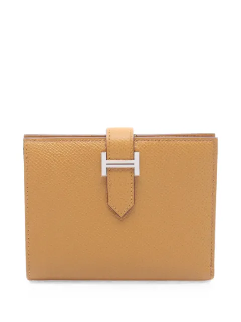 Hermès Pre-Owned 2024 Bearn Compact bi-fold wallet Neutrals 1066646W
