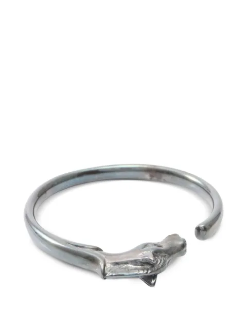 Hermès Pre-Owned Schwarz Horse bangle Grey 1065062