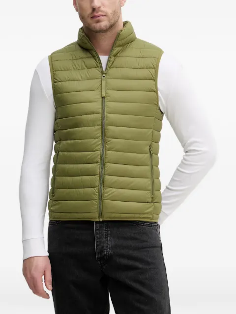 Benetton quilted high-neck gilet Green 2TWDUJ00P