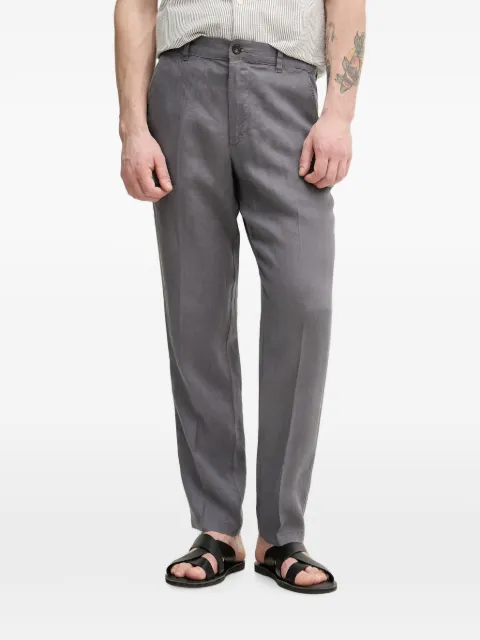Benetton pressed-crease straight-leg trousers Grey 4AGH55HW8