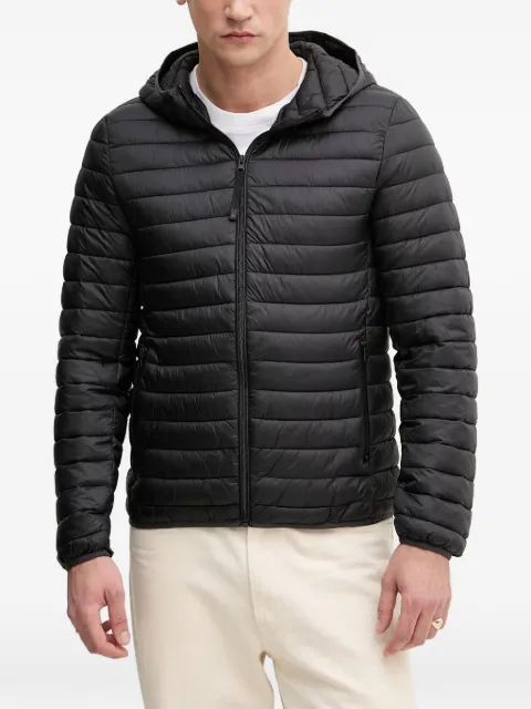 Benetton hooded puffer jacket Black 2TWDUN06I