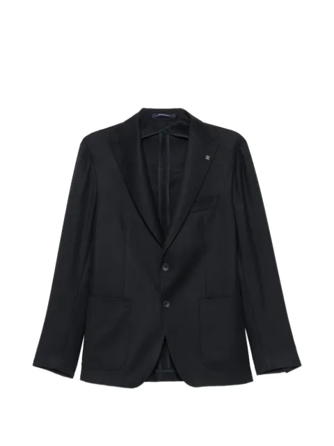 Tagliatore herringbone-weave blazer Blue 1SMC26K120187