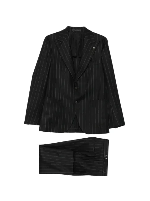 Tagliatore pinstripe-pattern single-breasted suit Blue APL26KBR120209