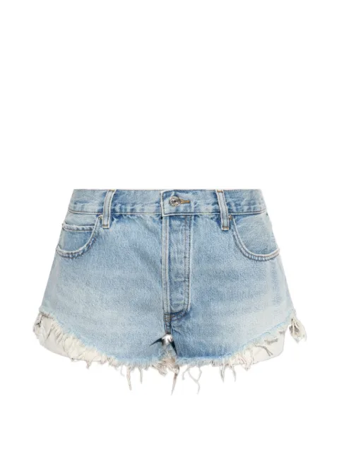 FRAME frayed denim shorts Blue 4033GR210