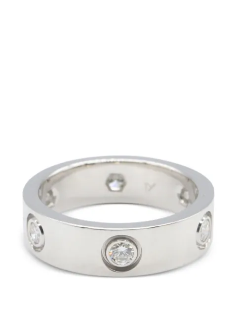 Cartier 2010s Love diamond ring Silver 1067499