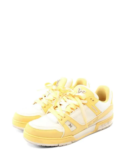 Louis Vuitton Pre-Owned 2024 Trainer Line sneakers Yellow 1061616MS0234
