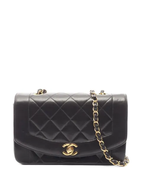 CHANEL Pre-Owned 1996-1997 Diana shoulder bag Black 10676484399716