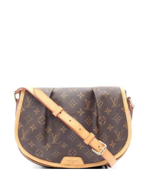 Louis Vuitton Pre-Owned 2012 PM Menilmontant monogram-pattern shoulder bag Brown 1067596DU2142