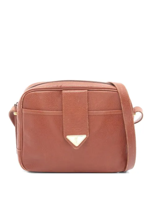 Saint Laurent Pre-Owned 2000s leather shoulder bag Brown 1064283