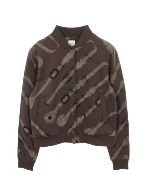 Hermès Pre-Owned 2020s Coaching Remix bomber jacket Brown 1064561
