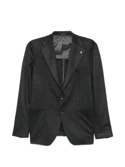 Tagliatore single-breasted notched-lapel blazer Grey 1SVS22K190014